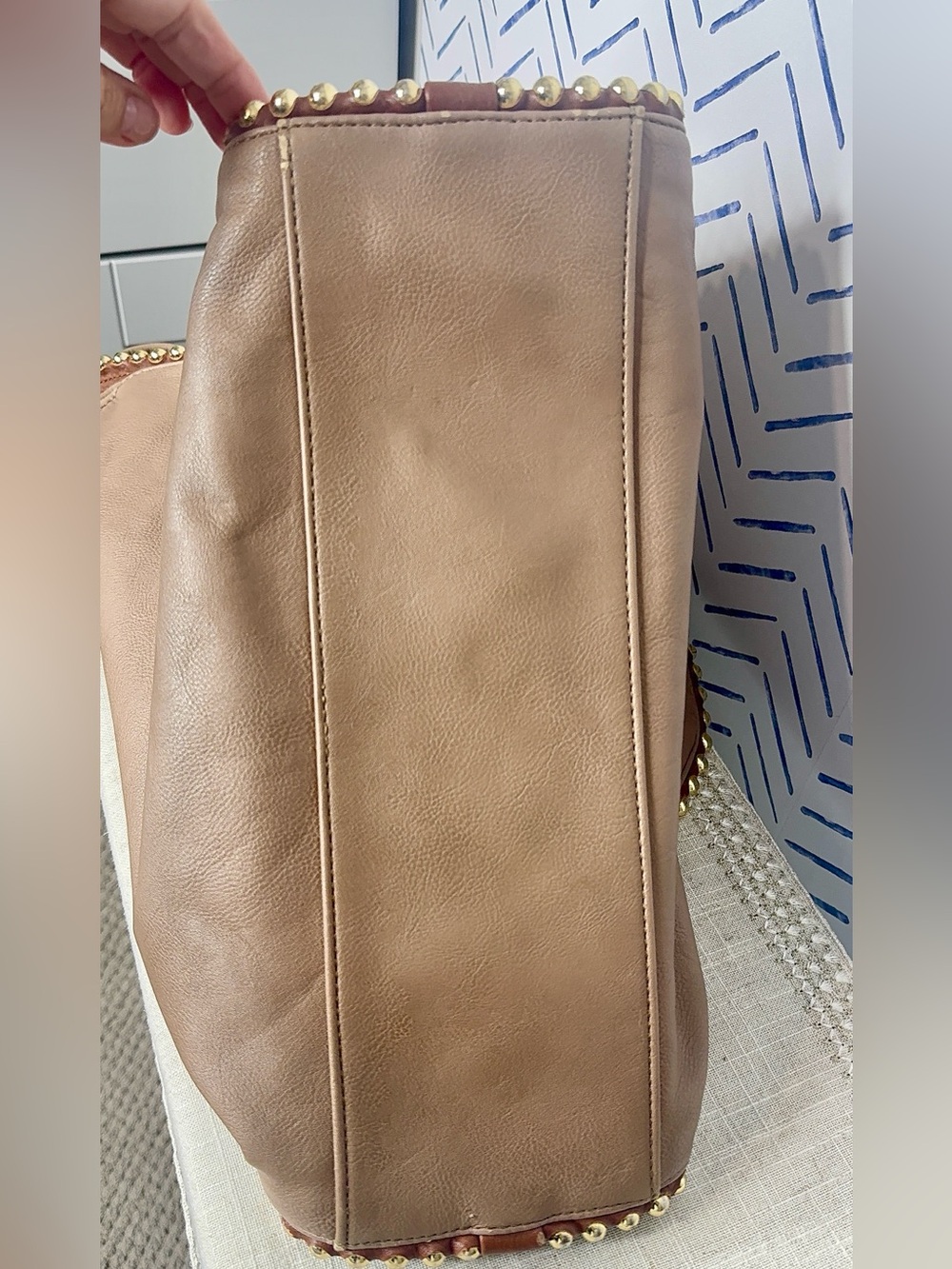 Big Buddha Camel Tan Gold Leather - Picture 6 of 11